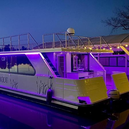 Lieblingsplatz Parey - Schwimmendes Hausboot Hotel Exterior foto